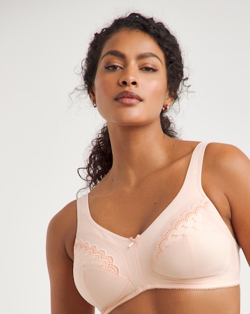 Pretty Secrets 2 Pack Sally Raspberry/Apricot Minimiser Non Wired Bras D-L