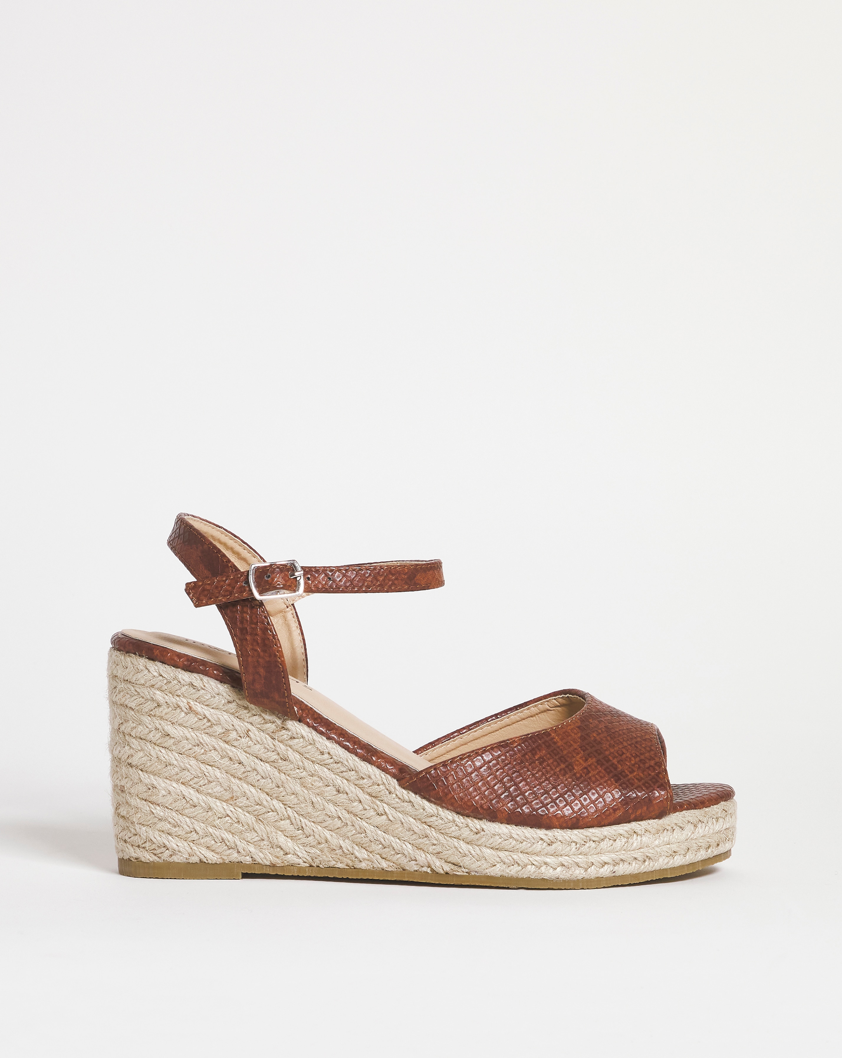 Peep Toe Espadrille - Wide Fit (E)