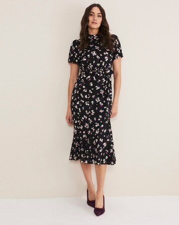 Phase Eight Kensley Print Puff Sleeve Dress