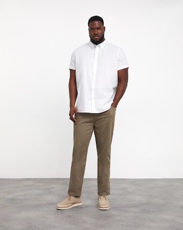 Short Sleeve Oxford Shirt Long Length