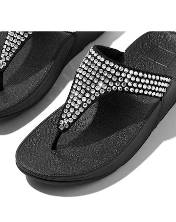 Fit Flop Lulu Crystal Toe-Post Sandals Standard Fit