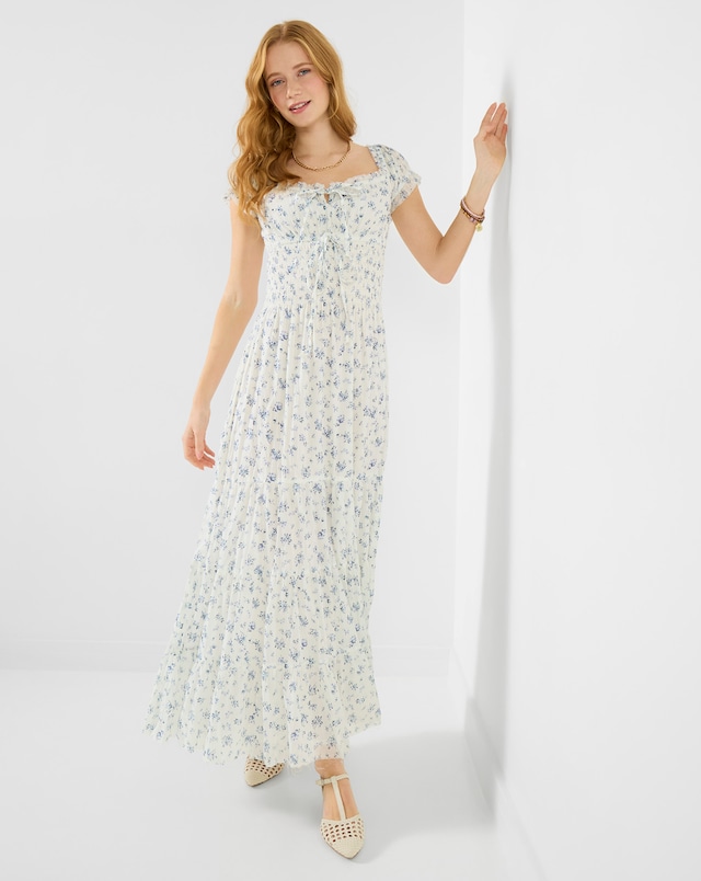 Joe Browns Joes Favourite Floral Crinkle Cotton Dress
