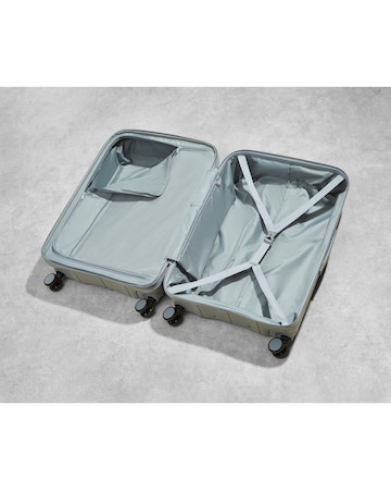 Rock Pixel 3pc Suitcase Set - Grey