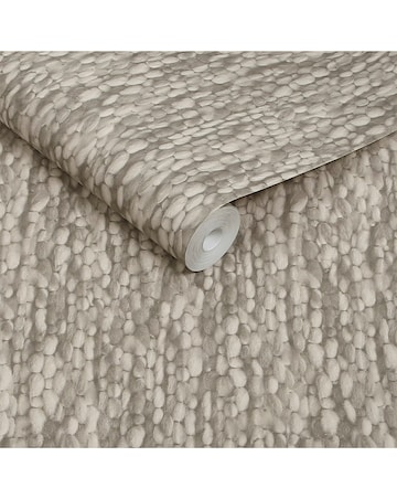 Abigail Ahern Heirloom Knit Greige Wallpaper