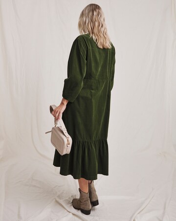 Julipa Pure Cotton Cord Midi Dress