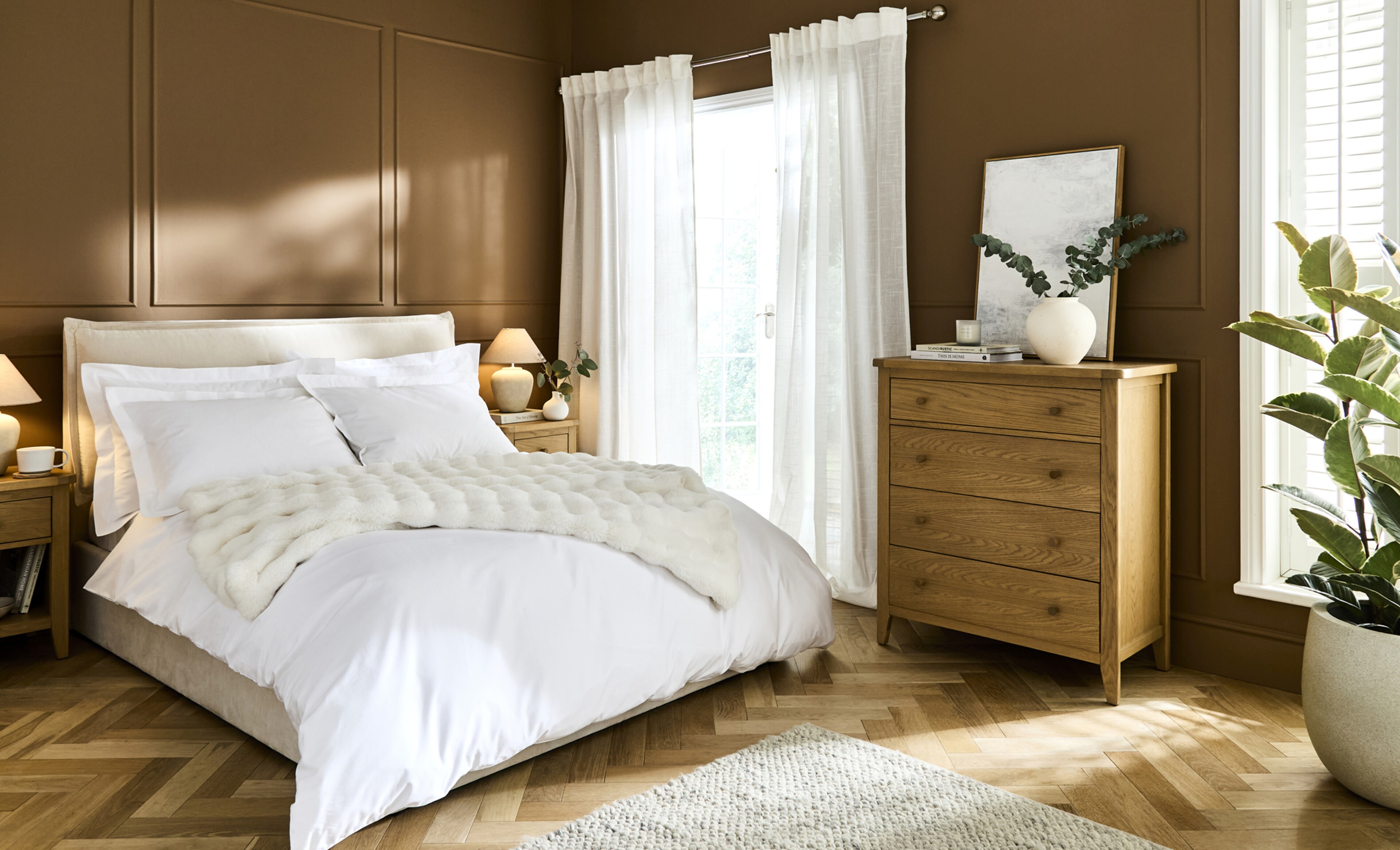 JD Williams bedroom bedding and furniture