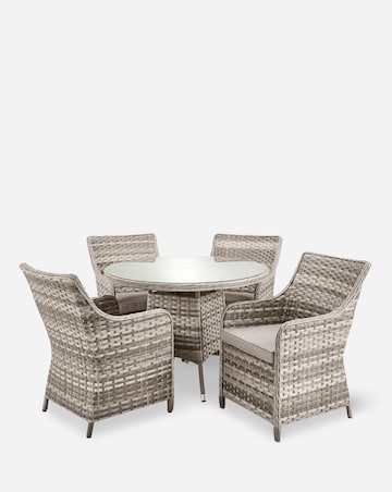 James 4 Seater Dining Set