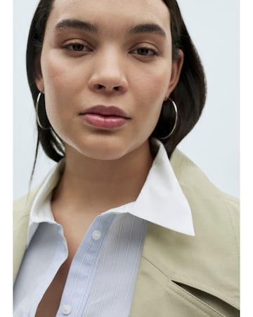 Mango Cotton Blend Hamburg Shirt