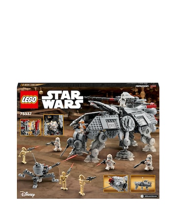 LEGO Star Wars AT-TE Walker Set with Droid Figures 75337