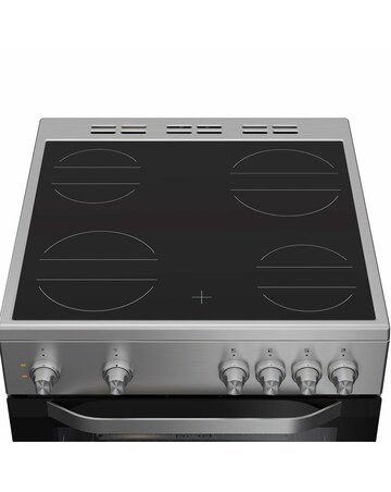 Hotpoint H6V5KMX/UK 60cm Electric Single Cooker with Multiflow - Stainless Steel