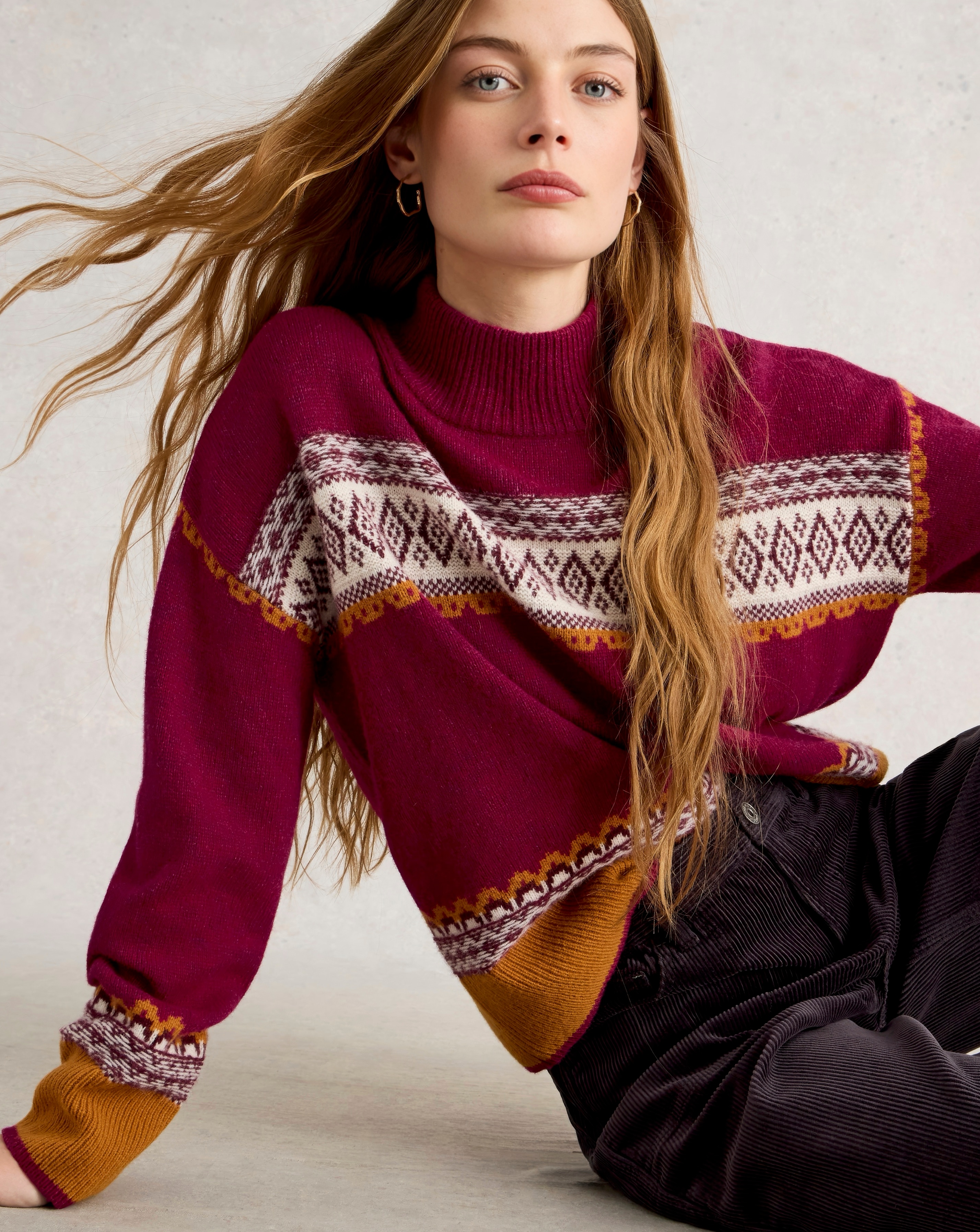 White Stuff Millie Fairisle Lambswool Jumper