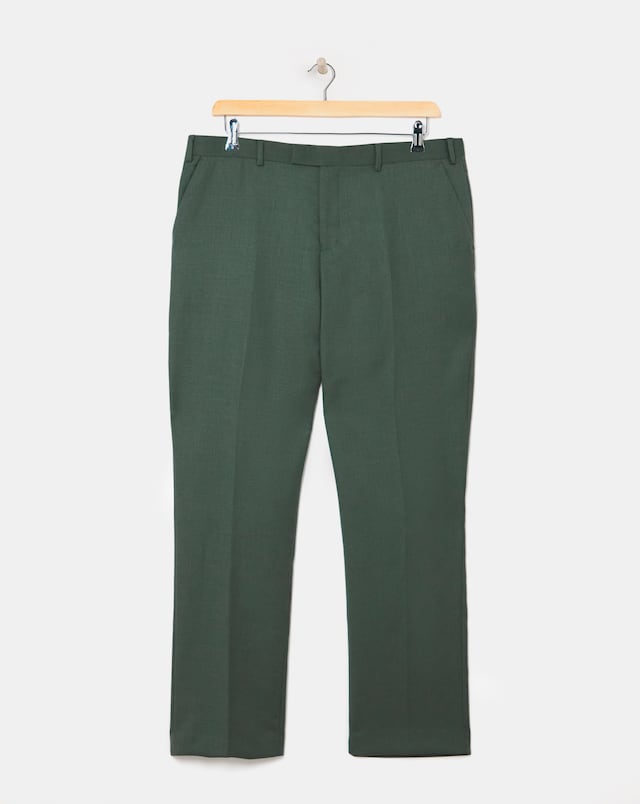 Linen Look Regular Fit Suit Trouser