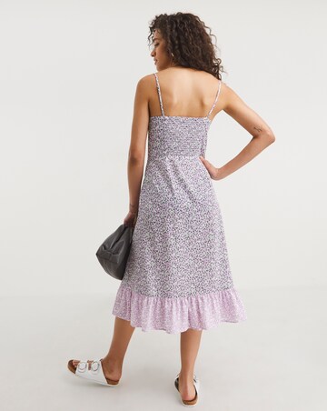 French Connection Enora Breya Sweetheart Ruffle Midaxi Dress