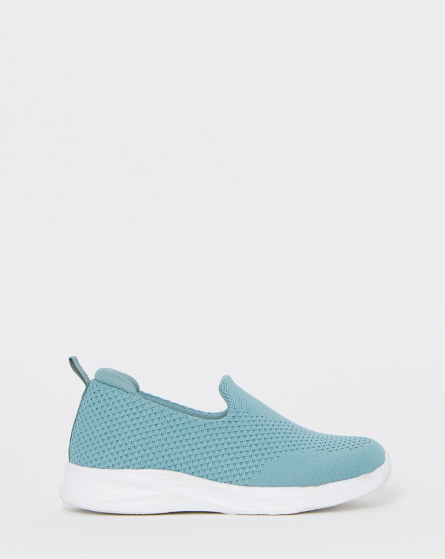 Cushion Walk Blue Arch Slip-On Trainers - Extra Wide Fit (EEE)