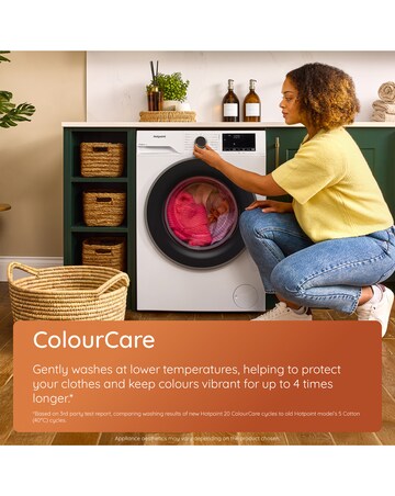 Hotpoint HP 124A CARE UK Fabric Care Washing Machine - White + Installation