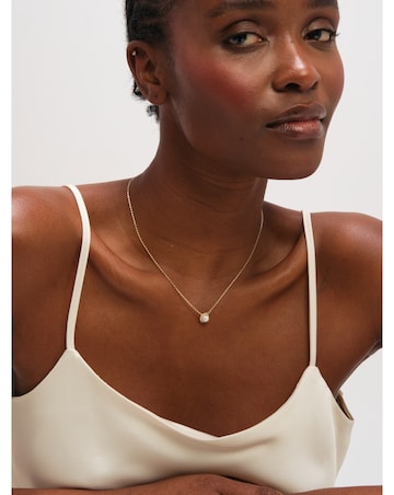 Jon Richard Gold Plated Crystal and Pearl Halo Bridal Set - Gift Box