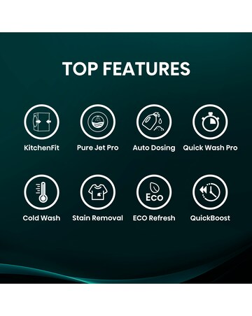 Hisense KitchenFit 5i Series WF5I1045BWQ 10.5kg Washing Machine - White