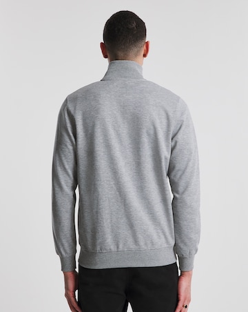 Colour Block Zip Funnel Sweatshirt Regular