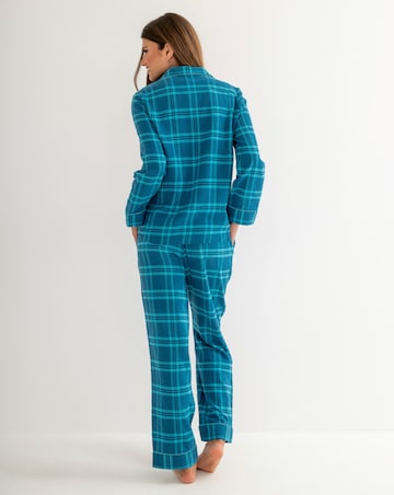 Pour Moi Cosy Check Brushed Cotton Pyjama Set