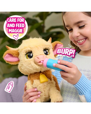 FurReal Maggie the Feed & Follow Cow