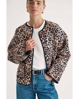 Nobody's Child Leopard Print Jacket