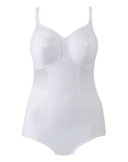 Pretty Secrets Dotty Firm Control Tummy Control Bodyshaper White