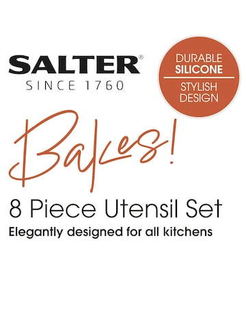 Salter Bakes 8pc Utensil Set