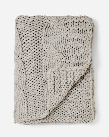 Chunky Knit Throw