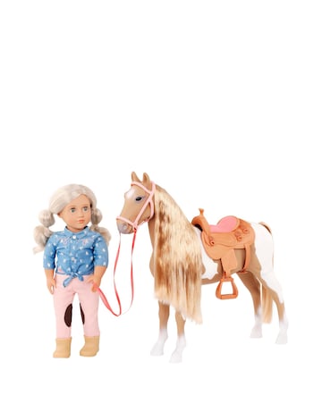 Our Generation 20in Hair Play Palomino Horse