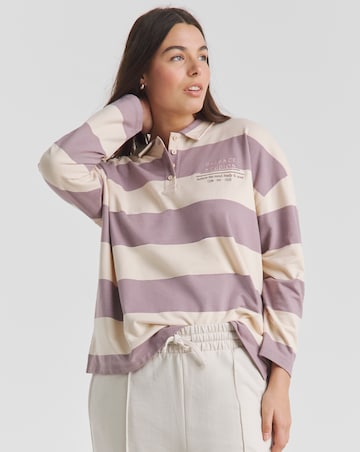 Rugby Style Top & Jogger Lounge Set