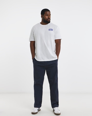 Jack & Jones Handyman Hank Back Graphic T-Shirt - White