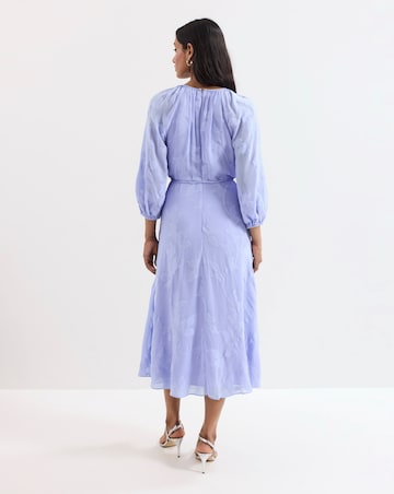 Phase Eight Liona Floral Jaquard Midi Dress