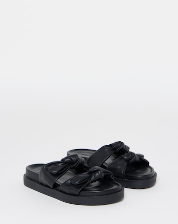 Ide Bow Detail Footbed Sandals - Extra Wide Fit (EEE)