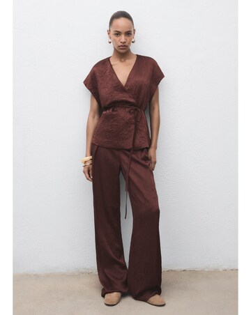 MANGO TIE WAIST VEST