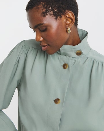 Sage Soft Volume Sleeve Jacket