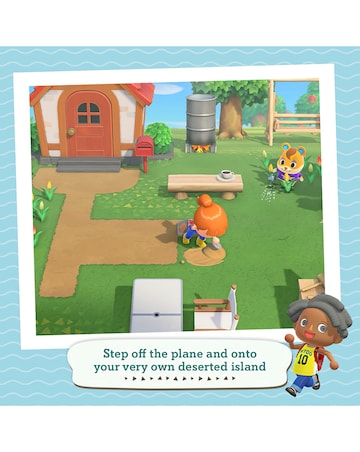 Nintendo Switch Lite Blue + Animal Crossing New Horizons bundle