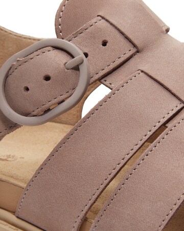 Timberland Clairemont Way Light Purple Nubuck Fisherman Sandals