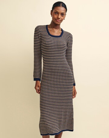 Nobody's Child Textured Midi Dress