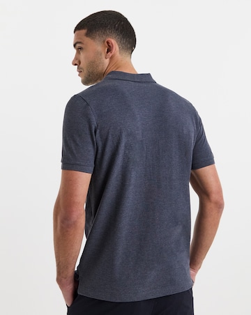 Pure Cotton Marl Pique Polo