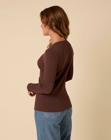 Nobodys Child Rhea Ribbed Waistcoat Top