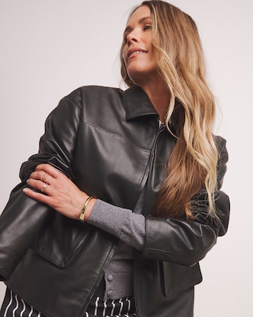 Anthology Leather Trucker Jacket