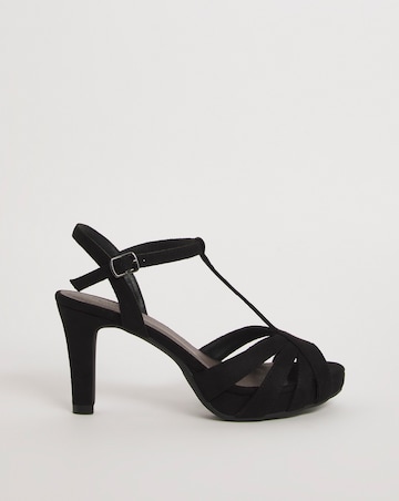 Marjorie T Bar Platform Occasion Sandal Extra Wide EEE Fit