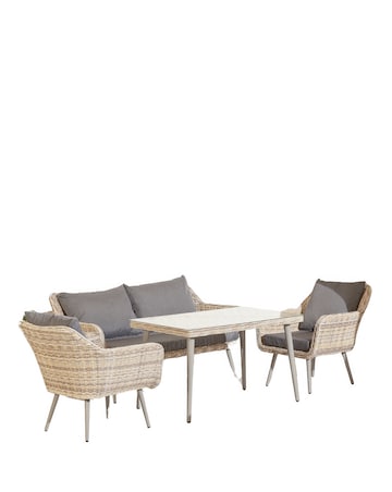 Novara Rattan 5 Piece Sofa Set