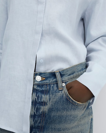 Mango Pure Linen Button Up Shirt