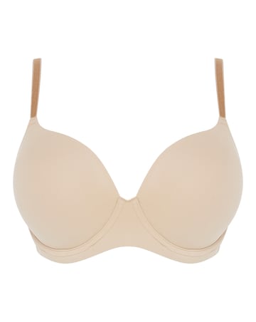 Pretty Secrets Feather Touch Moulded T Shirt Bra (B-F) Nude 4