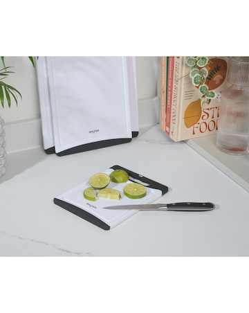 Salter 3 Piece Plastic Chopping Board Set