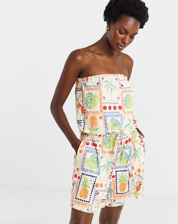 2 Pack Bandeau Playsuits