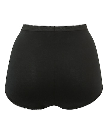 Sloggi (3 Pack) Basic Maxi Cotton Knickers White/Black/Skin