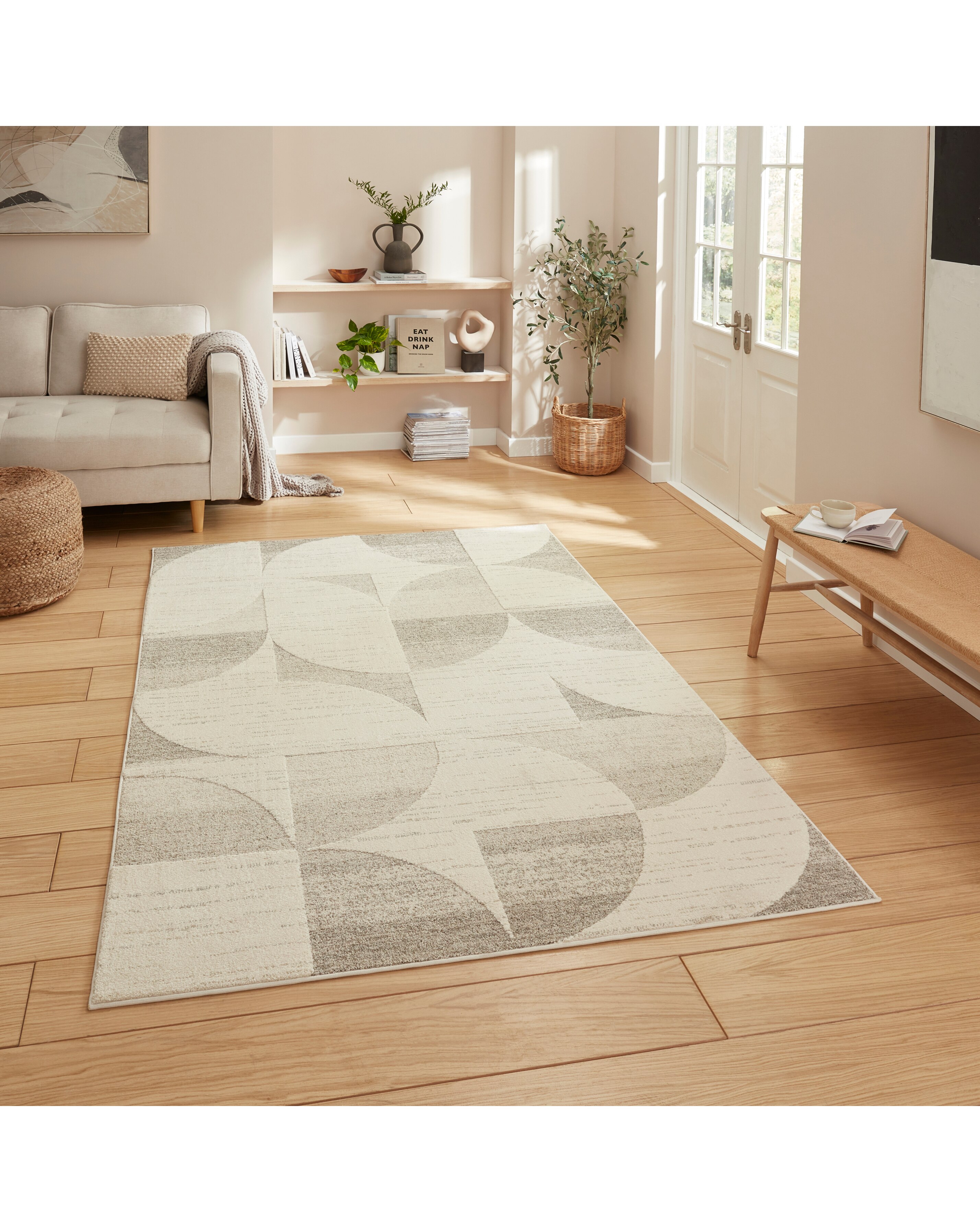 Linear Drawing Rug Think Rugs Apollo Modern Linear Rug - Blocks | JD Williams