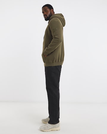 Jack & Jones Point Logo Hoodie - Green